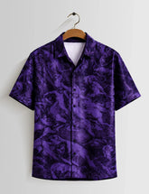 Mankind Purple Mens Half Sleeves Shirts - XPST