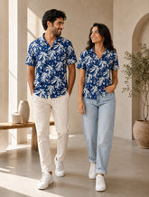 Blue Snow Unisex Half Sleeves Shirts - XPST