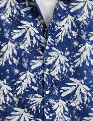 Blue Snow Mens Half Sleeves Shirts - XPST