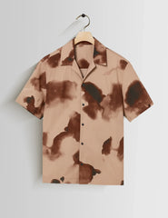 Brown Patch Printed Unisex Half Sleeves Shirts - XPST