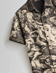 Mankind Cream Mens Half Sleeves Shirts - XPST