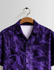 Mankind Purple Mens Half Sleeves Shirts - XPST