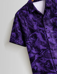 Mankind Purple Mens Half Sleeves Shirts - XPST