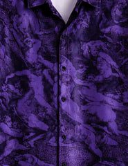 Mankind Purple Mens Half Sleeves Shirts - XPST