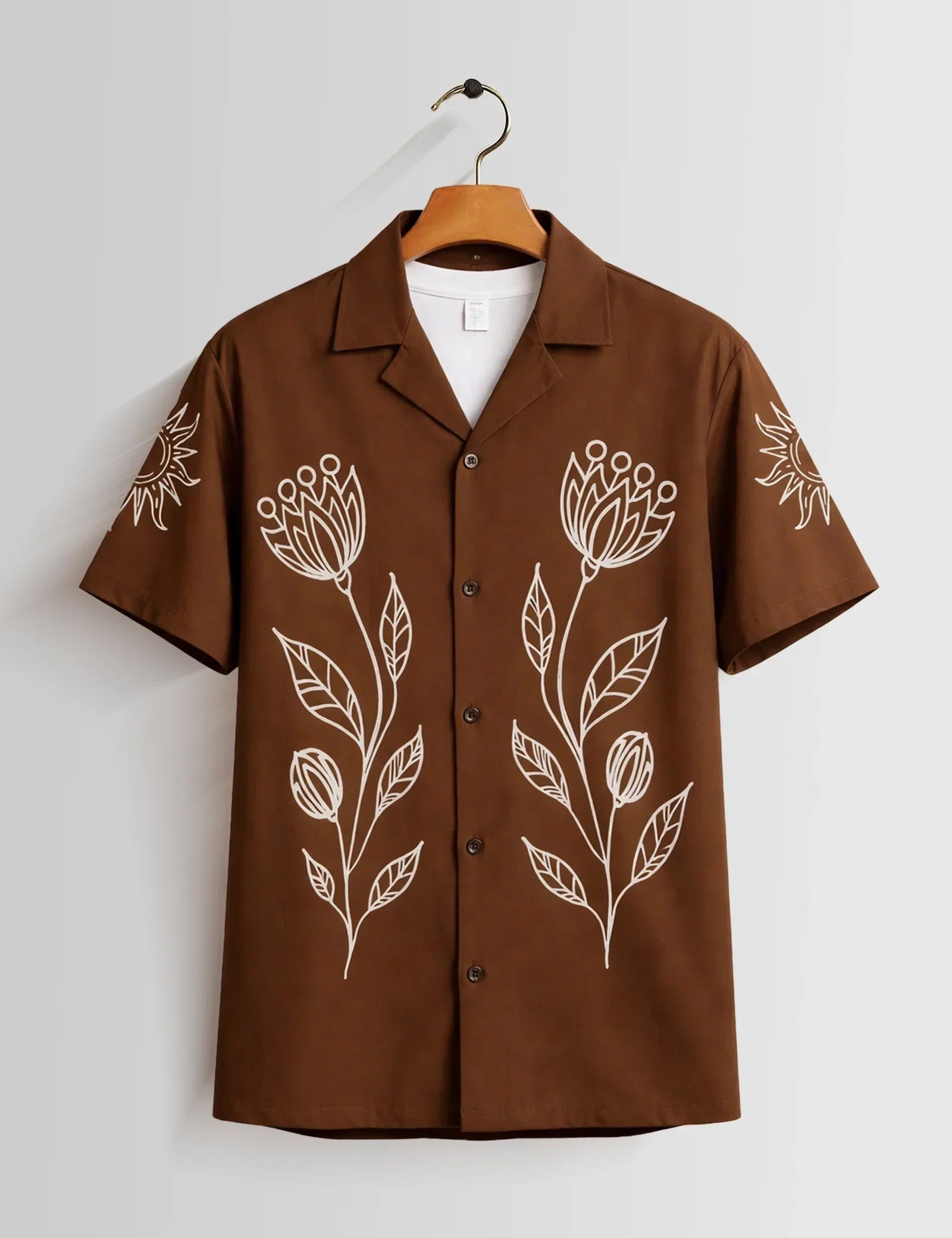 Maroon Outline Unisex Half Sleeves Shirts - XPST