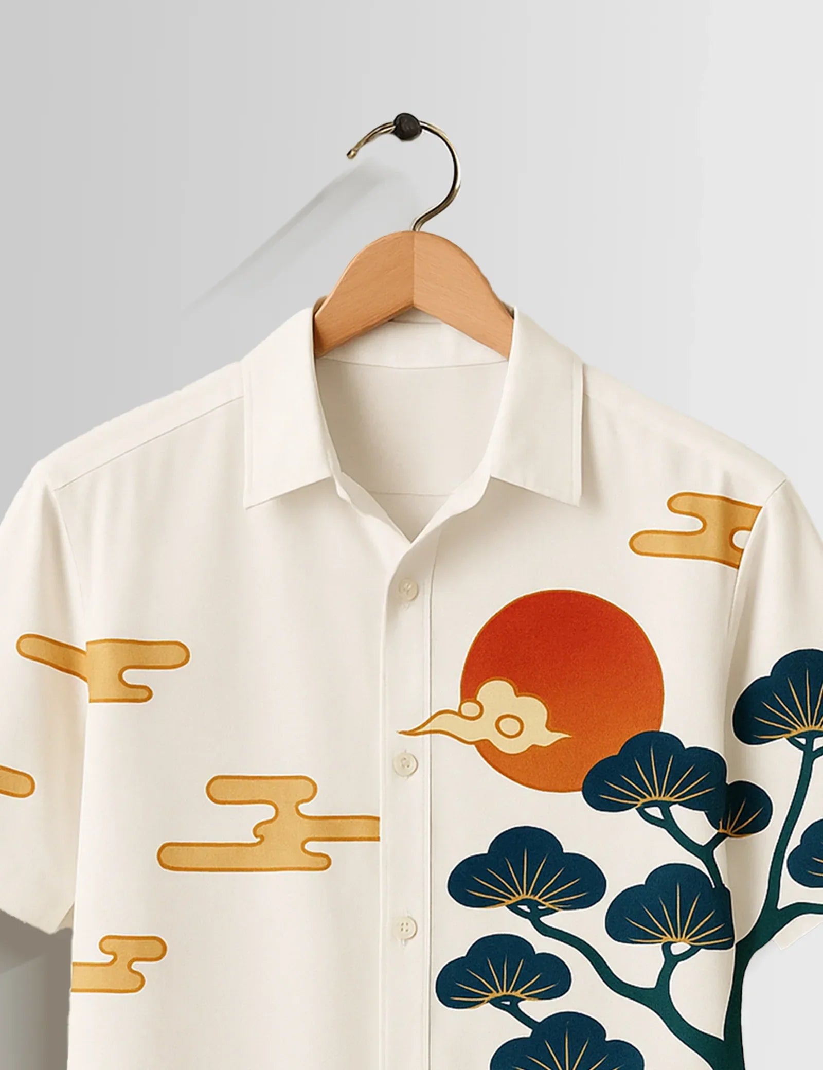 Sea View Printed Unisex Half Sleeves Shirts - XPST