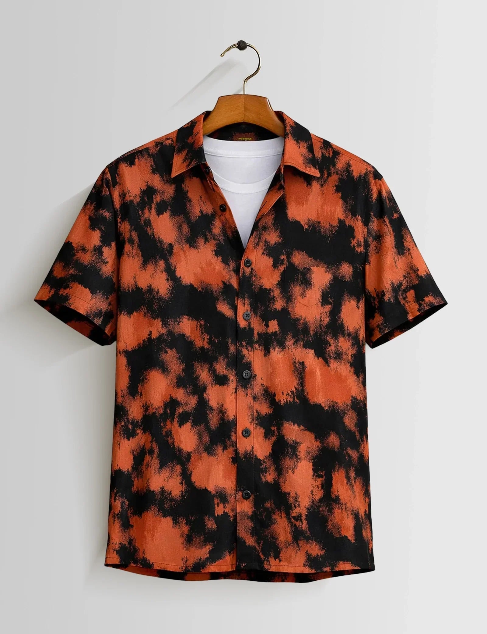 Tiger Pattern Unisex Half Sleeves Shirts - XPST