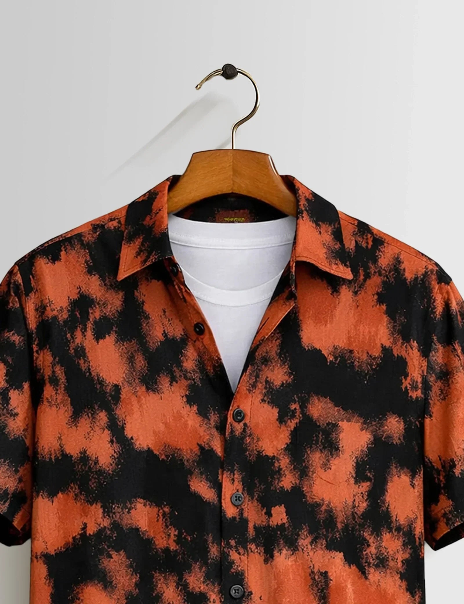 Tiger Pattern Unisex Half Sleeves Shirts - XPST