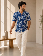 Blue Snow Unisex Half Sleeves Shirts - XPST