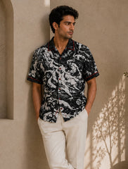 Mankind Black Unisex Half Sleeves Shirts - XPST