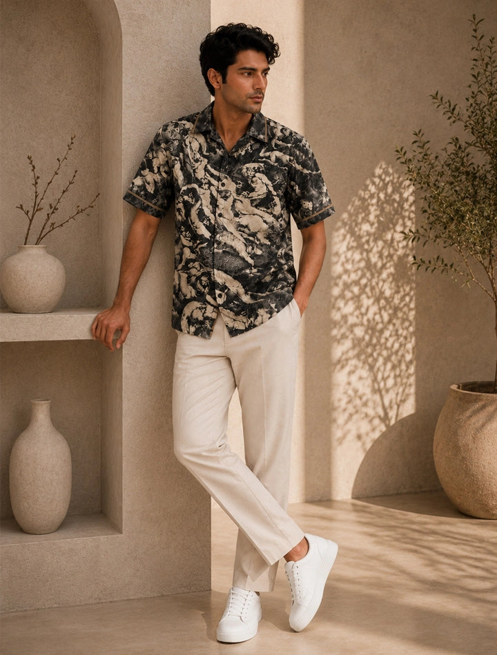 Mankind Cream Unisex Half Sleeves Shirts - XPST