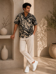 Mankind Cream Unisex Half Sleeves Shirts - XPST
